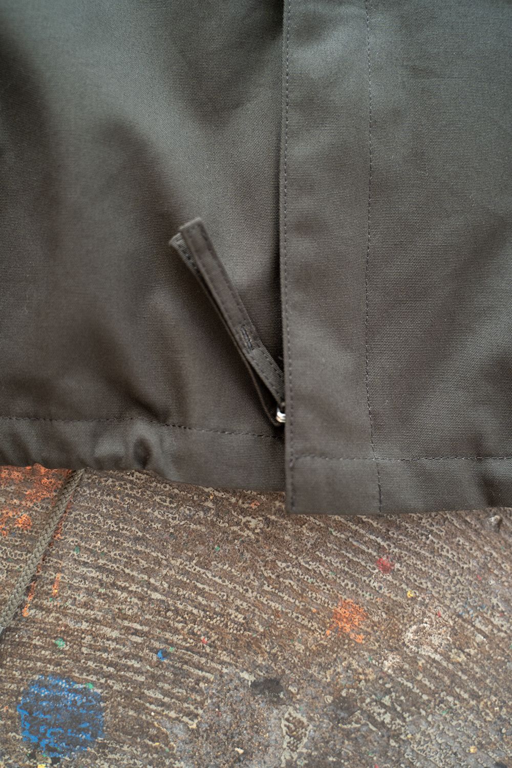 【ラスト1点】【22AW】甘撚りオックスショートブルゾン(CHARCOAL)