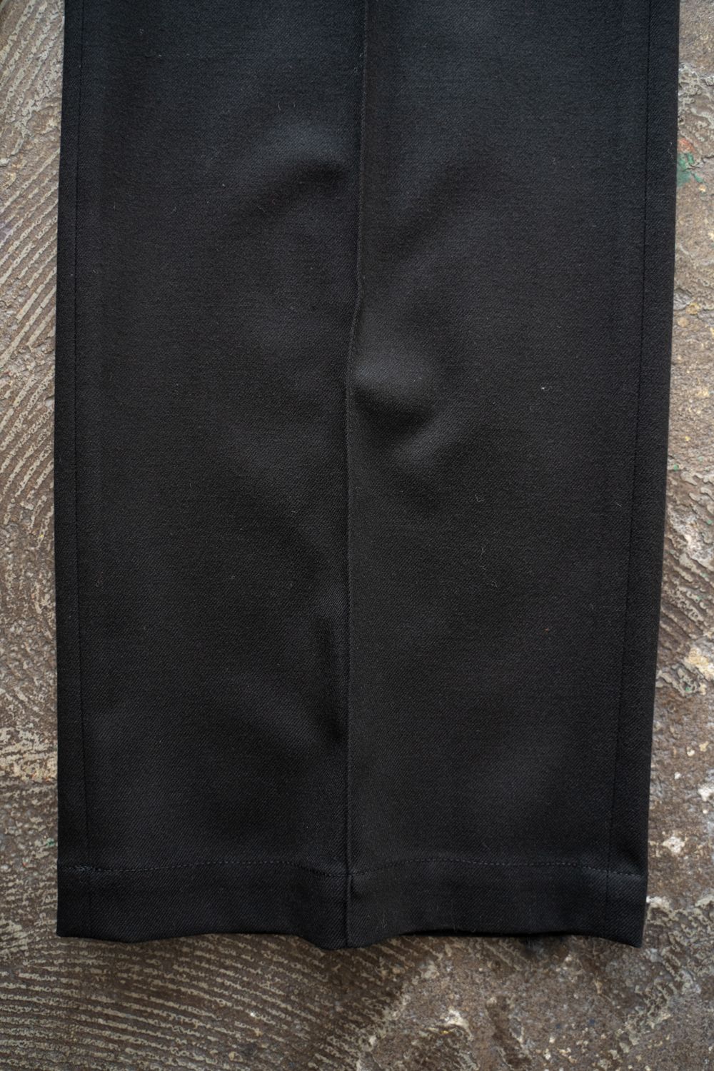 【25AW】2-Tack Slacks/2タックスラックス(BLACK)