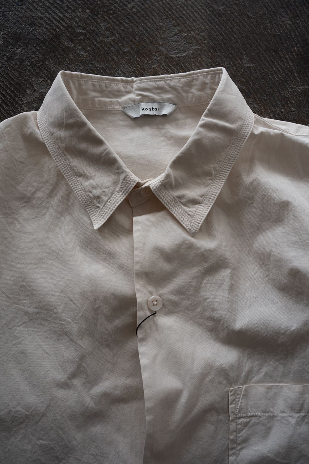 【26SS】Oversized Stitching Shirt(ECRU)