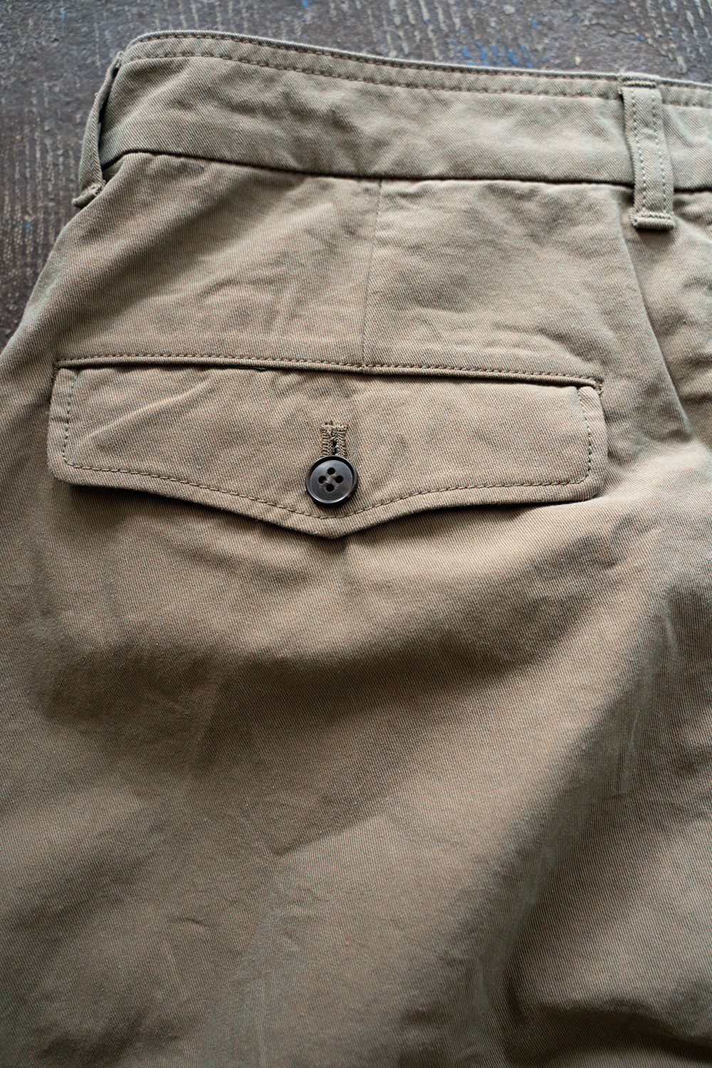 【ラスト1点】【22SS】インボックスタックギャバジンパンツ(OLIVE)