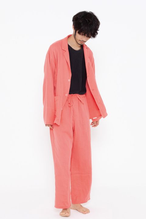【ラスト1点】【23SS】"day"パジャマ【セットアップ】(CORAL PINK)