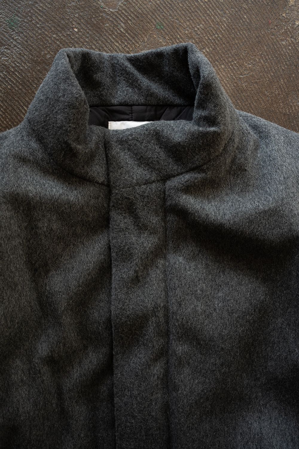 【26AW】Super100'sローデンクロスシンサレートスタンドカラーブルゾン(GRAY)