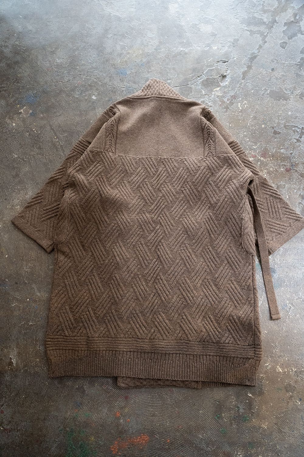 【ラスト1点】【22AW】Hoko Knit Coat(MOCHA)