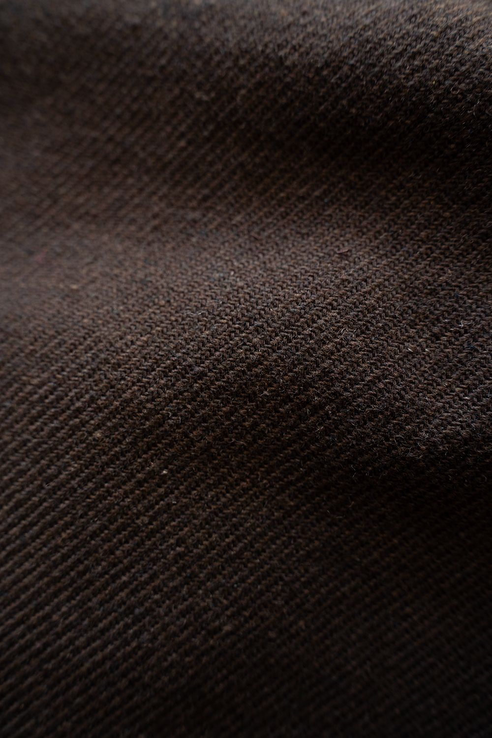 【26AW】コットン×ウールカルゼカバーオール(DARK BROWN)