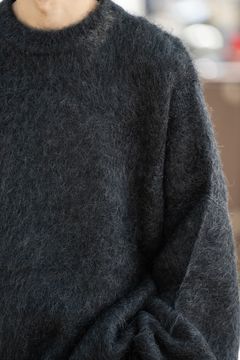 【ラスト1点】【24AW】Akane Mohair Knit(BLACK)