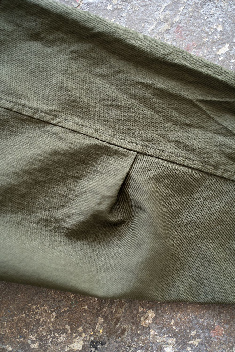 【ラスト1点】【24SS】両胸ポケットシャツジャケット(DARK OLIVE)