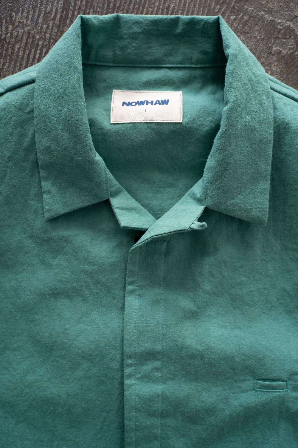 【26SS】"joint(short)"pajama【オールインワン】(washed light cotton GREEN)