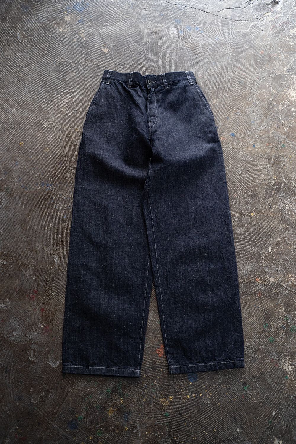 OC大麻ライトオンスデニムパンツ(紺)