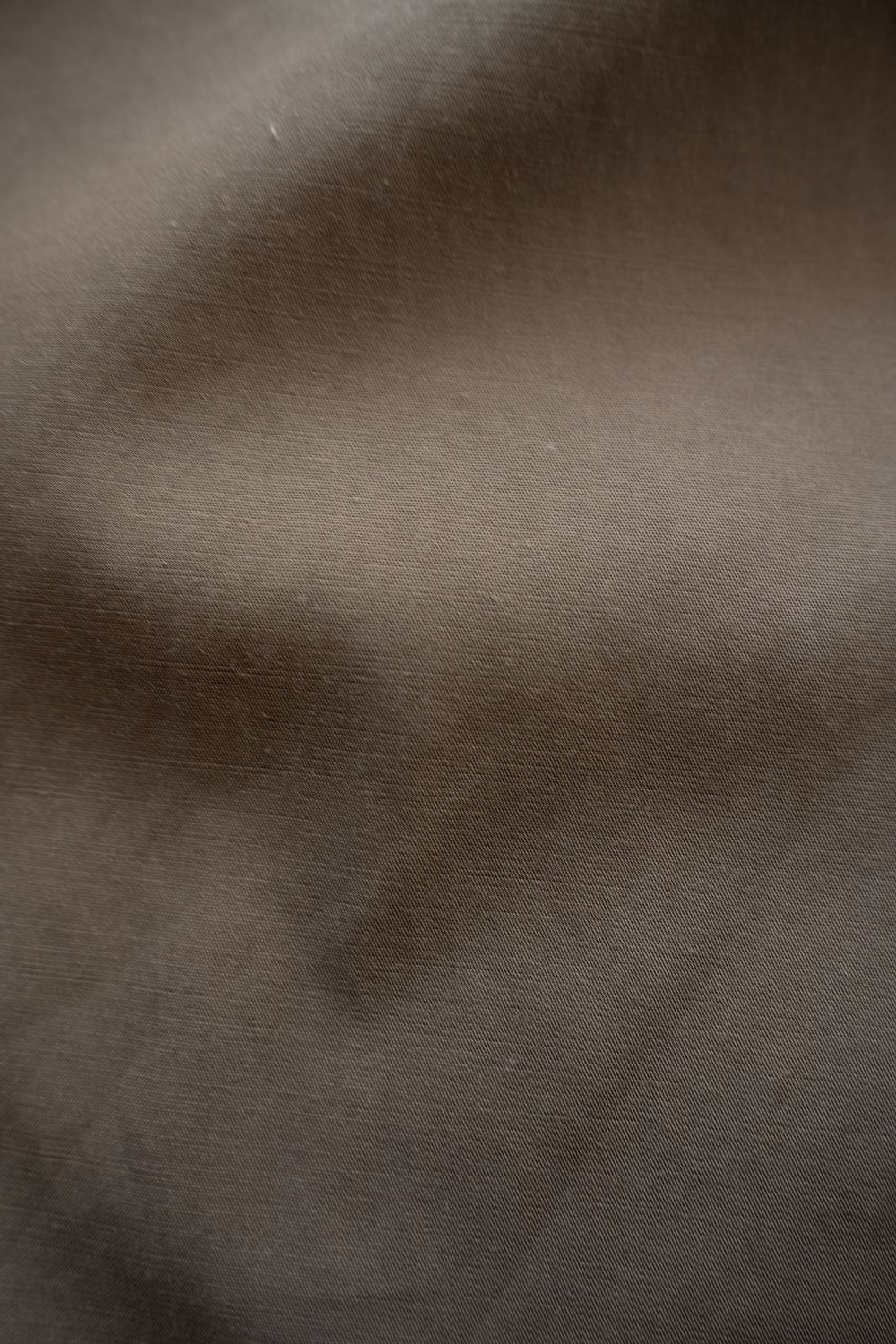 【26SS】キュプラ×コットンプルオーバーシャツ(KHAKI BROWN)