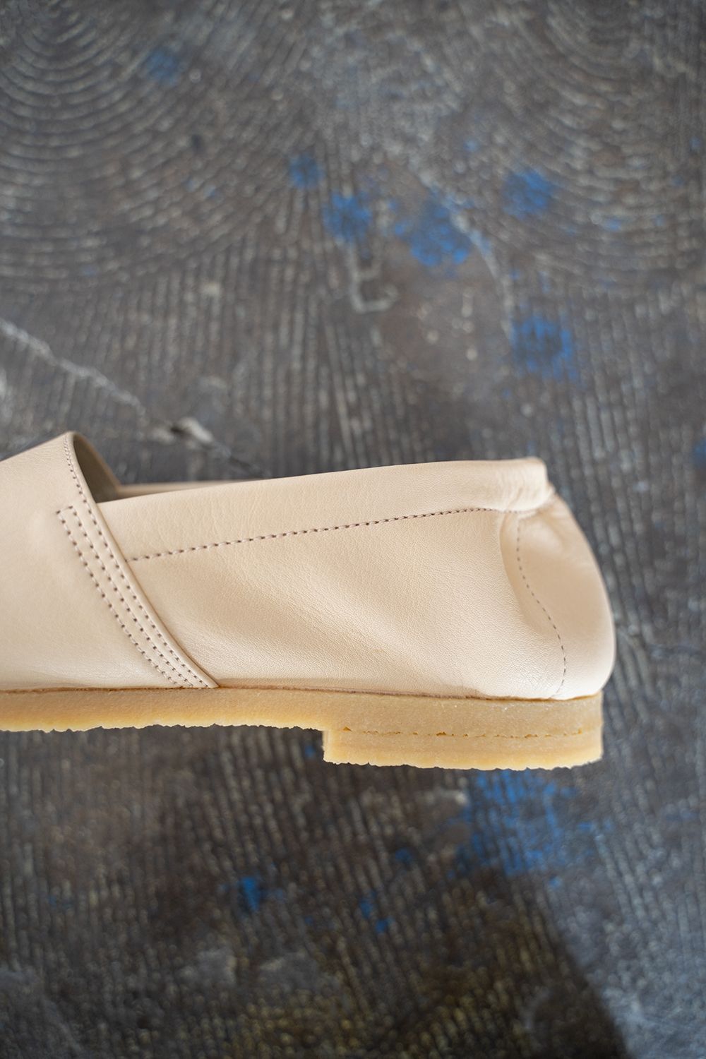 【ラスト1点】【22SS】ノンクロムレザースリッポン(CREAM)