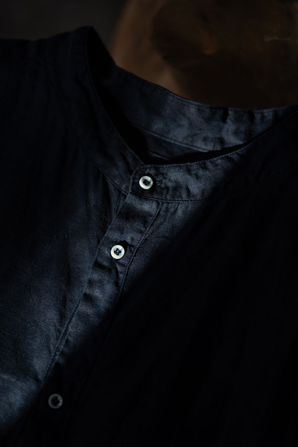 大麻シャツ 3(藍(濃))