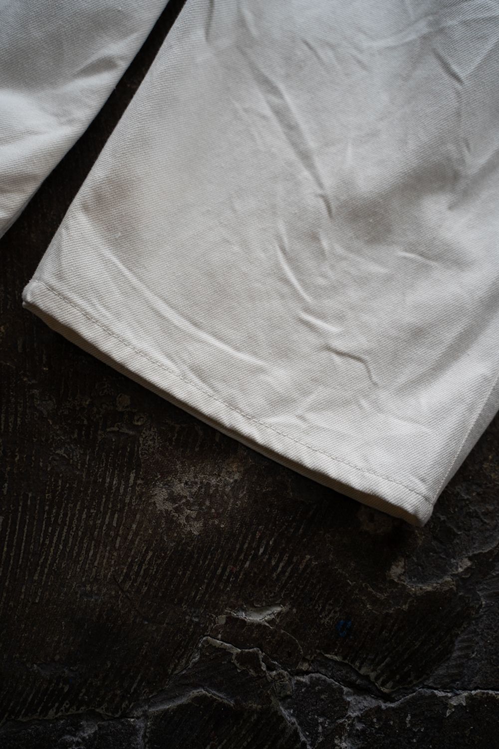 【ラスト1点】【24SS】2-Tack Denim Pants/2タックデニムパンツ(OFF WHITE)