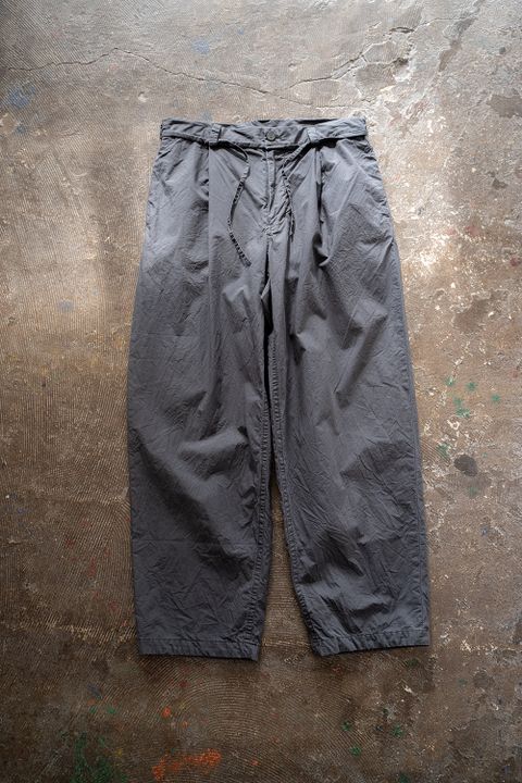 【ラスト1点】【22SS】Back Seam Garment Dyed Pants(SLATE)