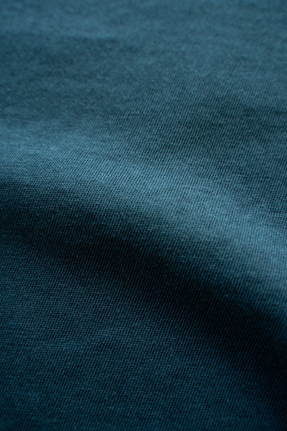 【ラスト1点】【25SS】強撚コットンポロカットソー(TEAL BLUE)