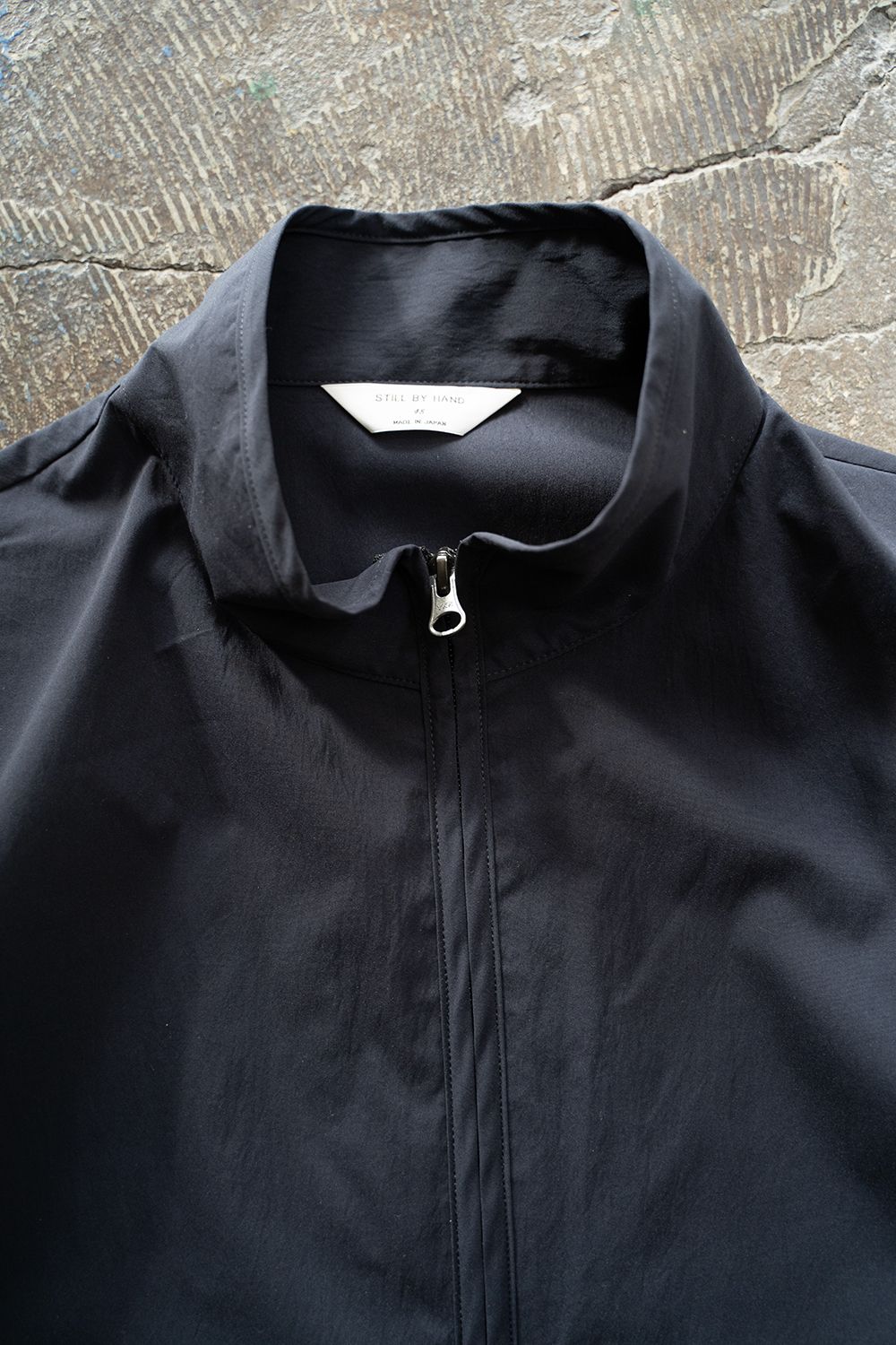 【ラスト1点】【25SS】撥水ポリエステルハイネックアノラック(NAVY)