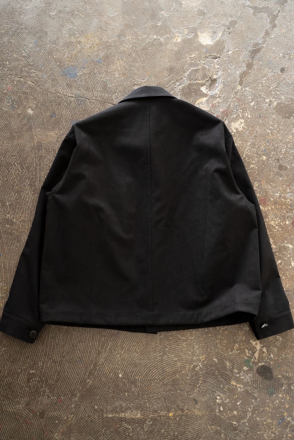 【26AW】フェイクスウェードブルゾン(INK BLACK)