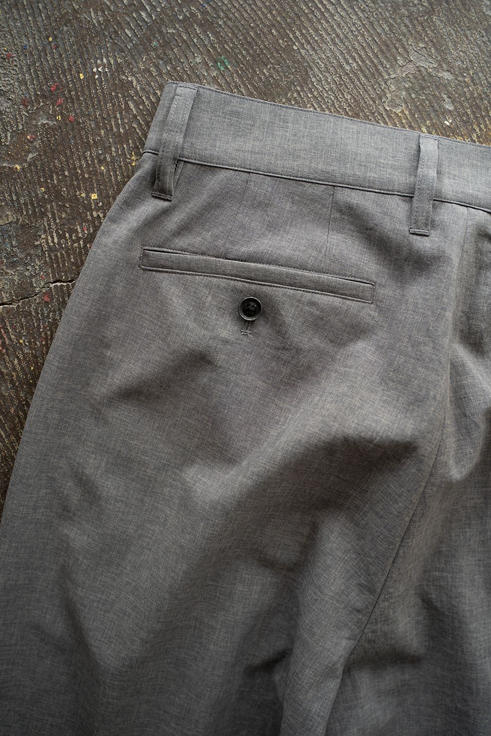 【ラスト1点】【25SS】1-Tack Baggy Slacks/1タックバギースラックス(GRAY)