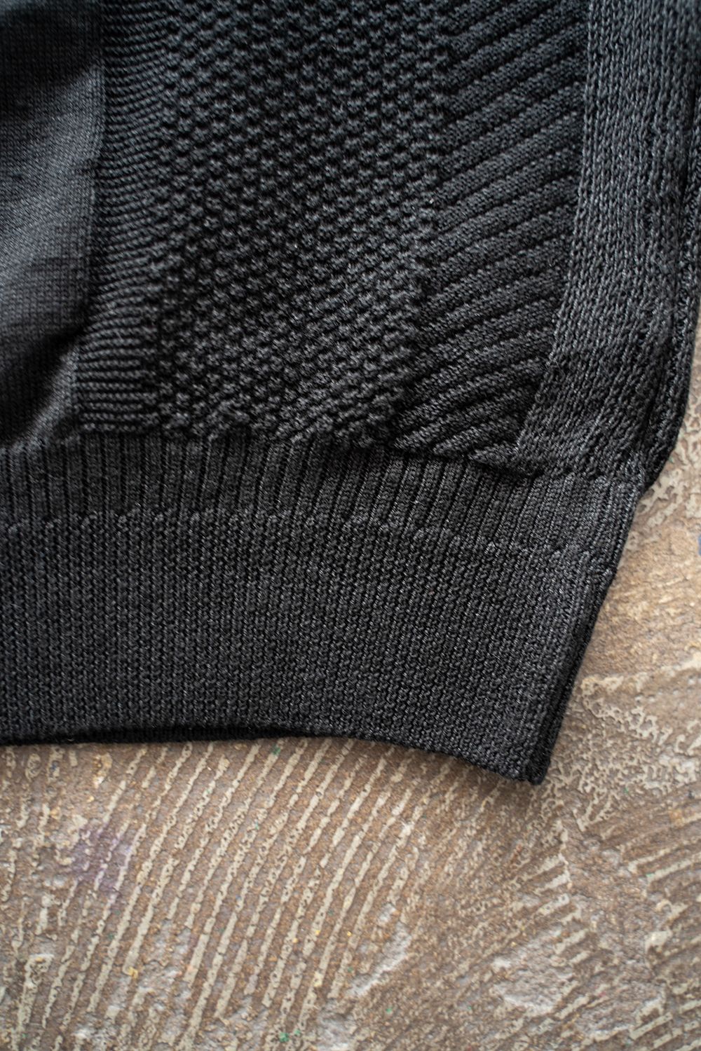 YASHIKI - 【ラスト1点】【24SS】Nomichi Knit(BLACK) | Salty
