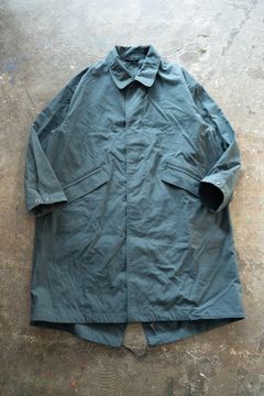 【ラスト1点】【23SS】タスランナイロンフィッシュテールコート(BLUE GREEN)