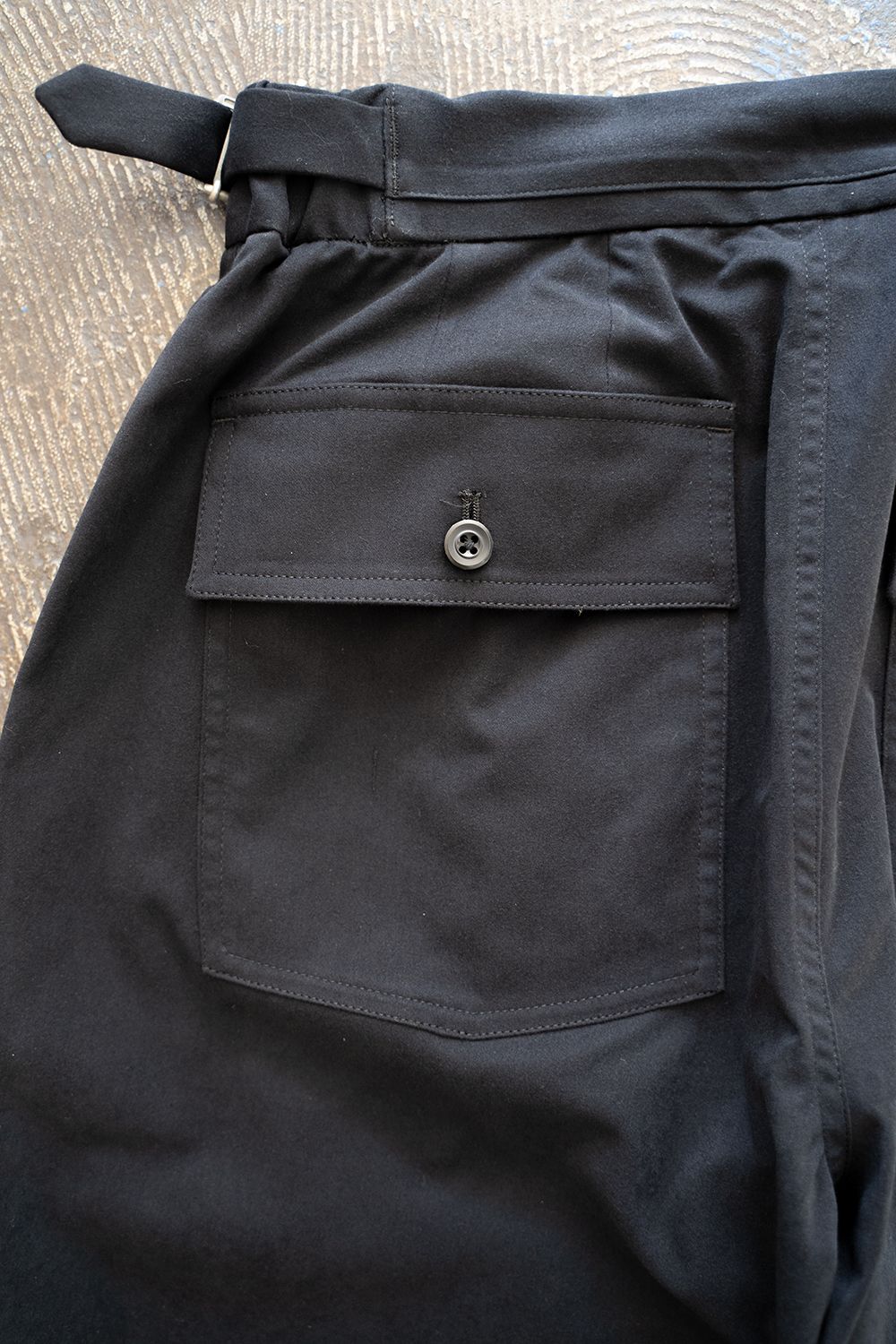 【ラスト1点】【22AW】2-Tack Baker Pants/2タックベイカーパンツ(BLACK)