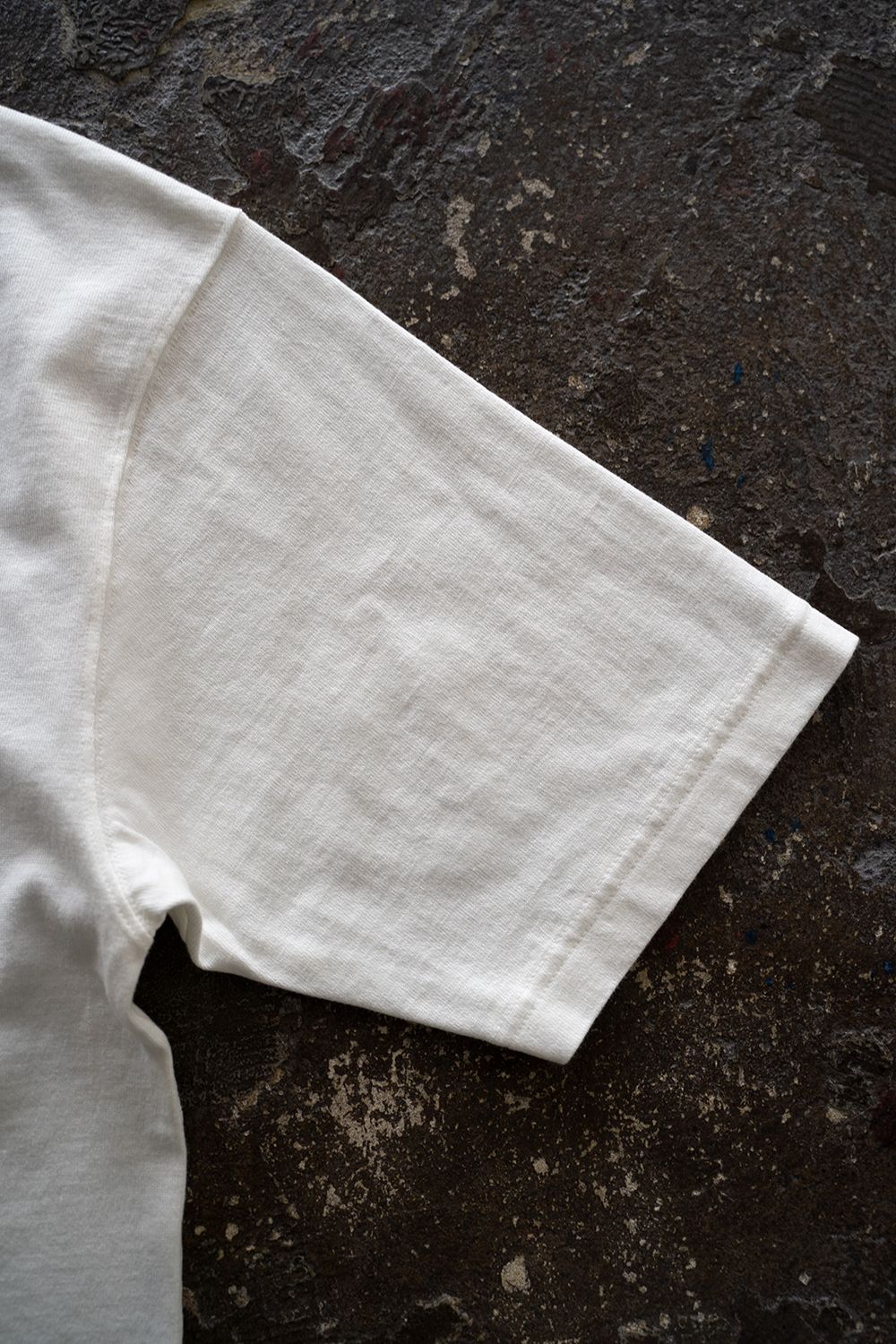 【ラスト1点】【22SS】スビンコットン30/2吊り天竺半袖T(OFF WHITE)
