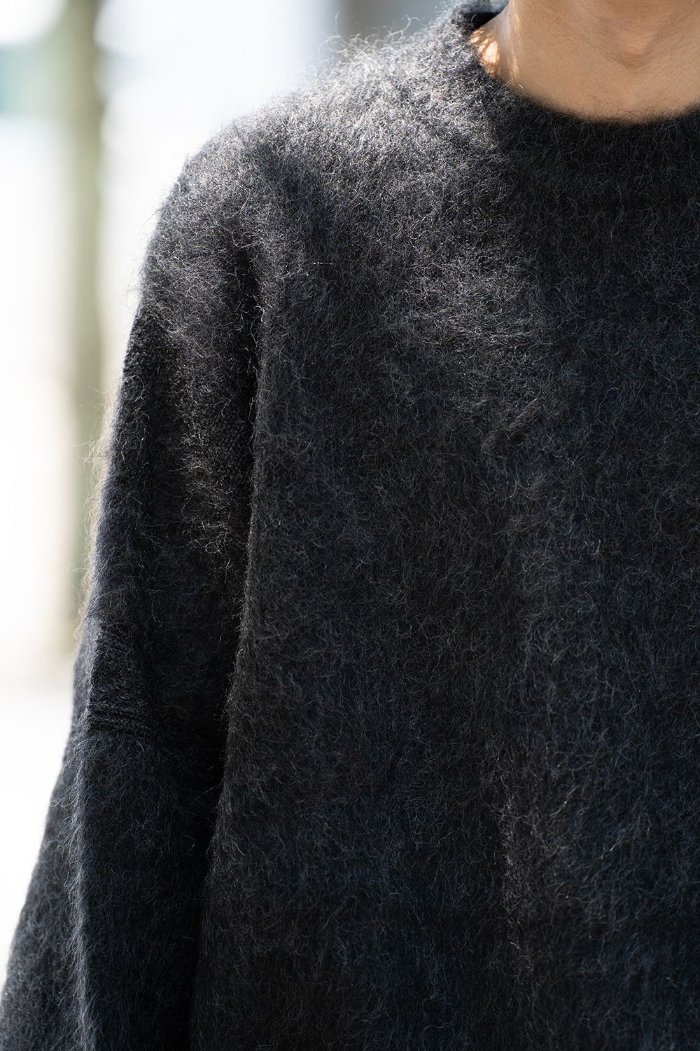 YASHIKI - 【ラスト1点】【24AW】Akane Mohair Knit(BLACK) | Salty YASHIKI - 【ラスト1点】【24AW】Akane Mohair Knit(BLACK) | Salty