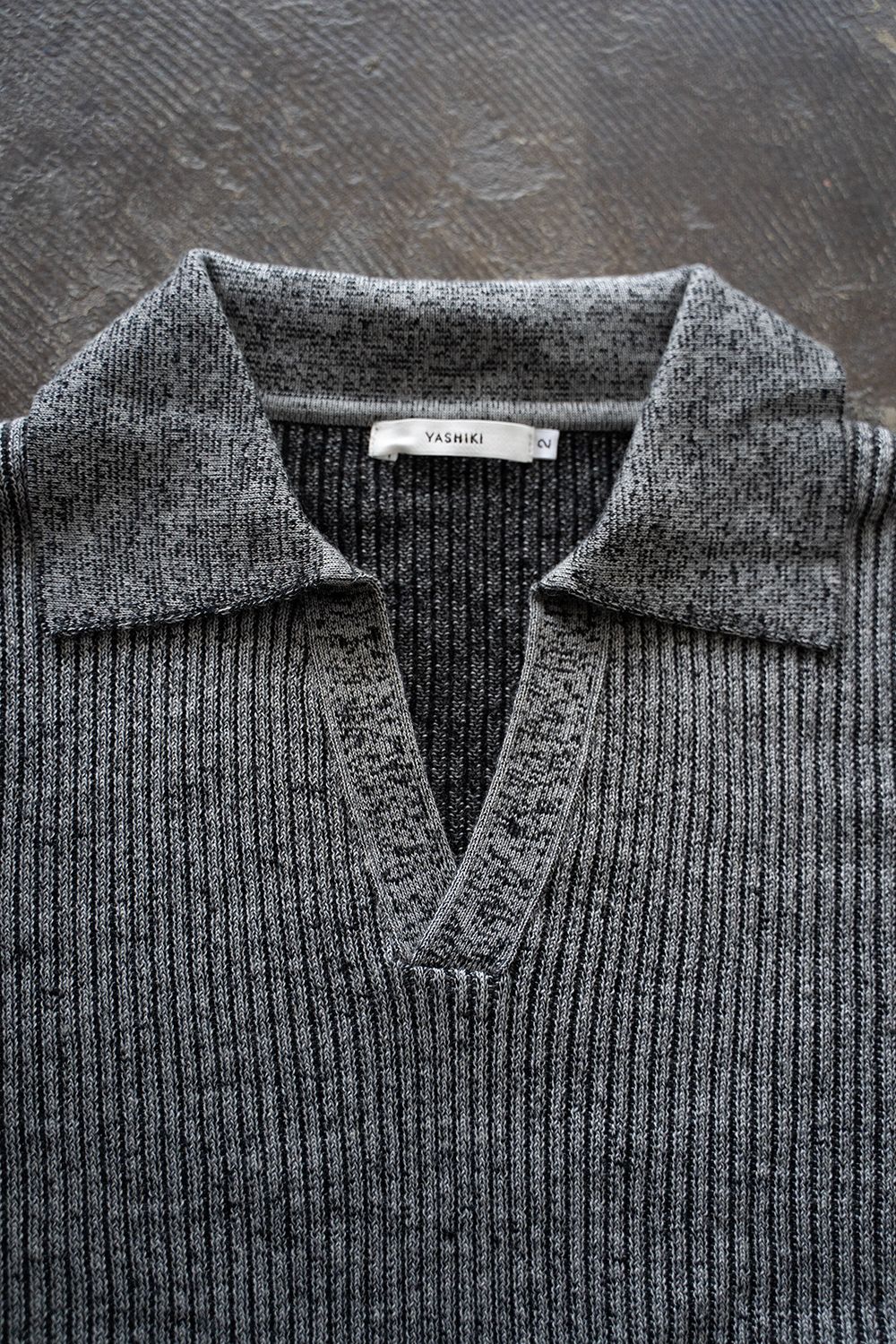 【25AW】Setsuen Skipper Knit(MIX GRAY)