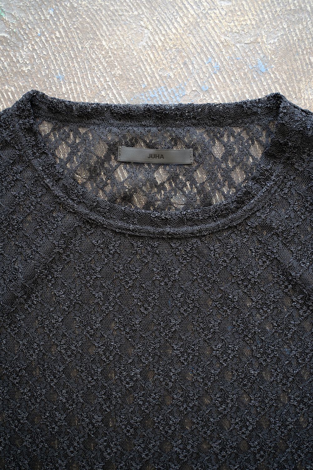 【ラスト1点】【24SS】Russell Lace No-Sleeve/ラッセルレースノースリーブ(BLACK)