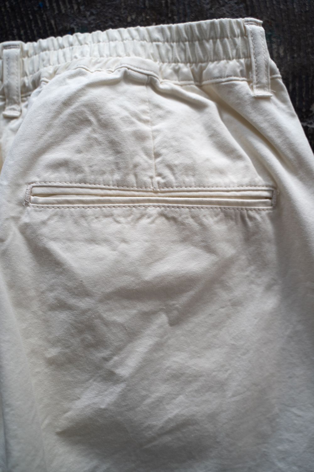 【ラスト1点】【22SS】シルク混イージーパンツ(OFF WHITE)