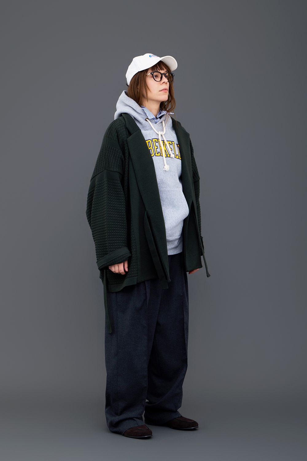 【26AW】Akigumo Knit Jacket(DARK OLIVE)