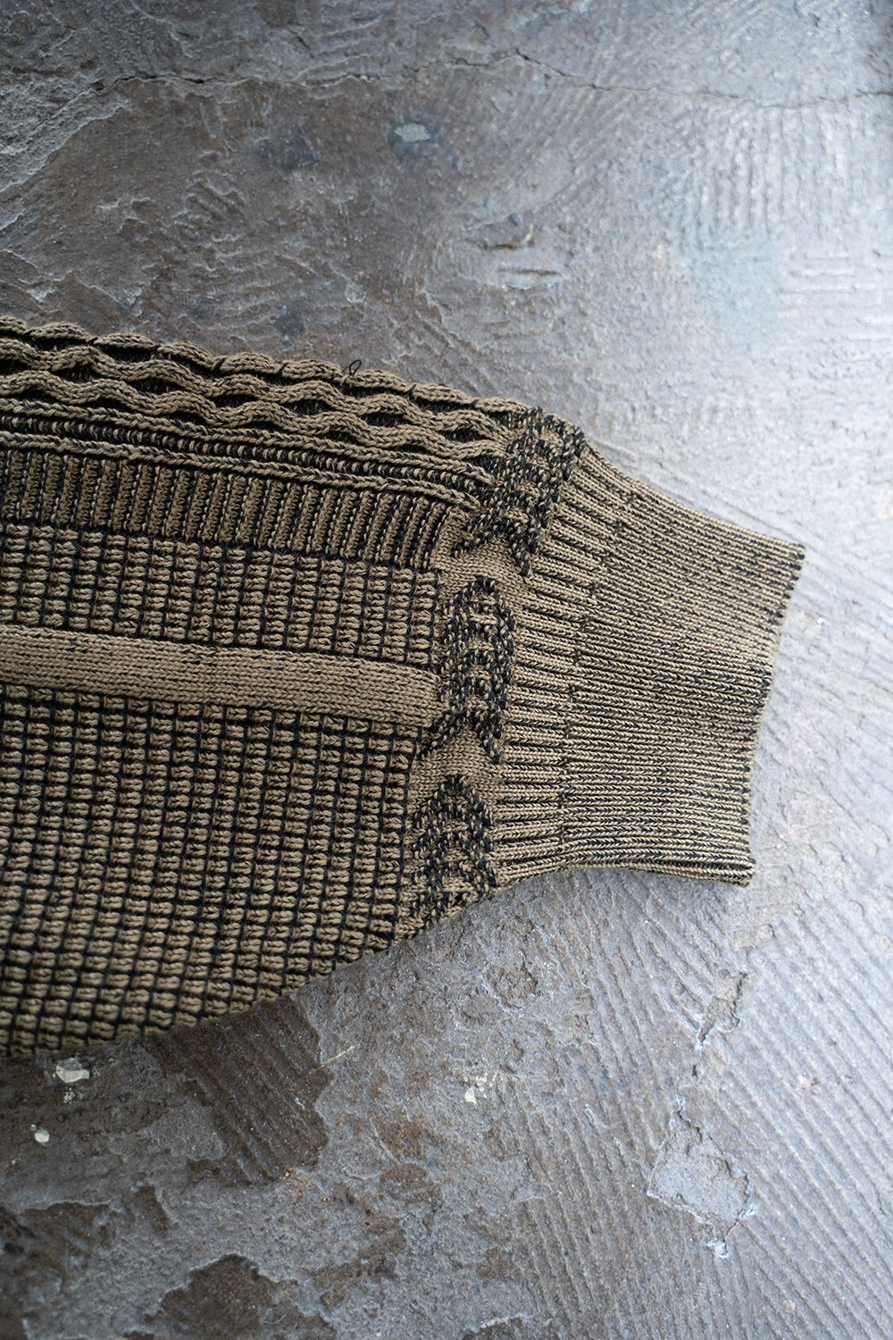 【ラスト1点】【24AW】Kuchiba Knit(KHAKI)