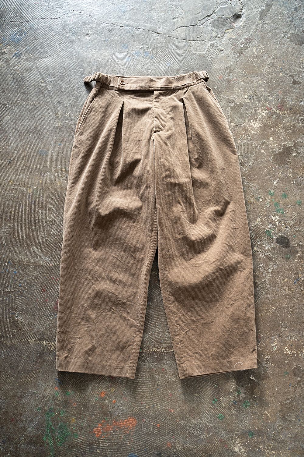 SAYATOMO - 【22AW】2-Tack Corduroy Trousers/2タックコーデュロイ