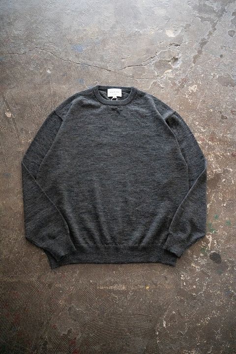 【25AW】エクストラキッドモヘア12Gニット(GRAY)
