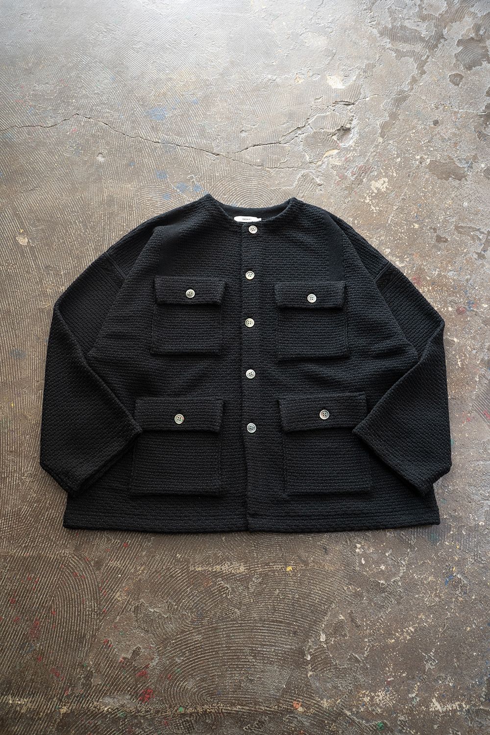 【25AW】Shinsetsu Knit Jacket(BLACK)