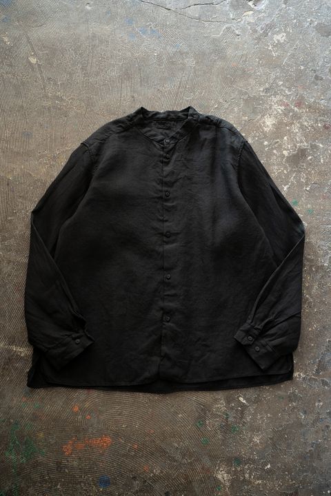 和紙大麻シャツ(黒)