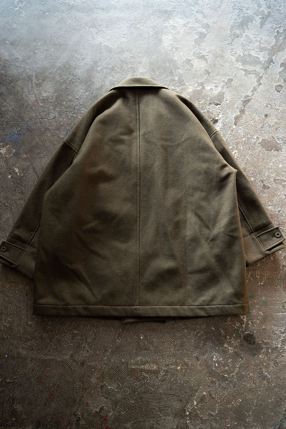 【ラスト1点】【24AW】Wool Semi P Coat(OLIVE)