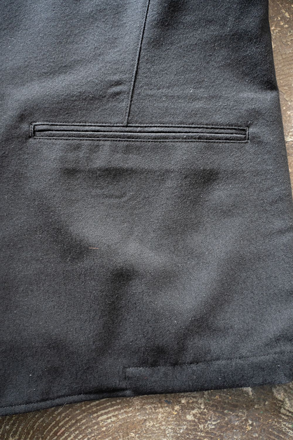 【ラスト1点】【22AW】ウールタッサージャケット(INK BLACK)