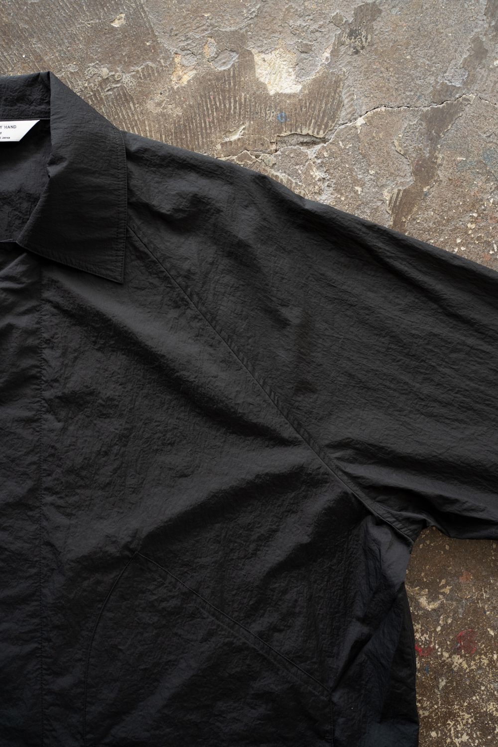 【ラスト1点】【25AW】ナイロンハーフコート(INK BLACK)