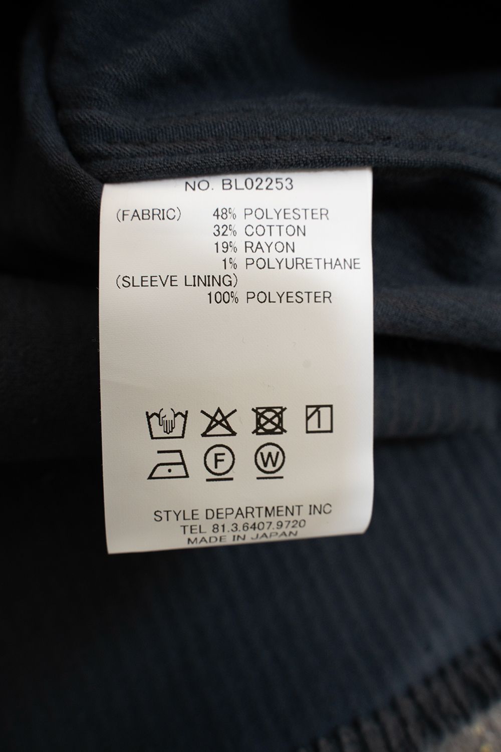 【ラスト1点】【25AW】綿×レーヨンコーデュロイシャツジャケット(BLUE CHARCOAL)