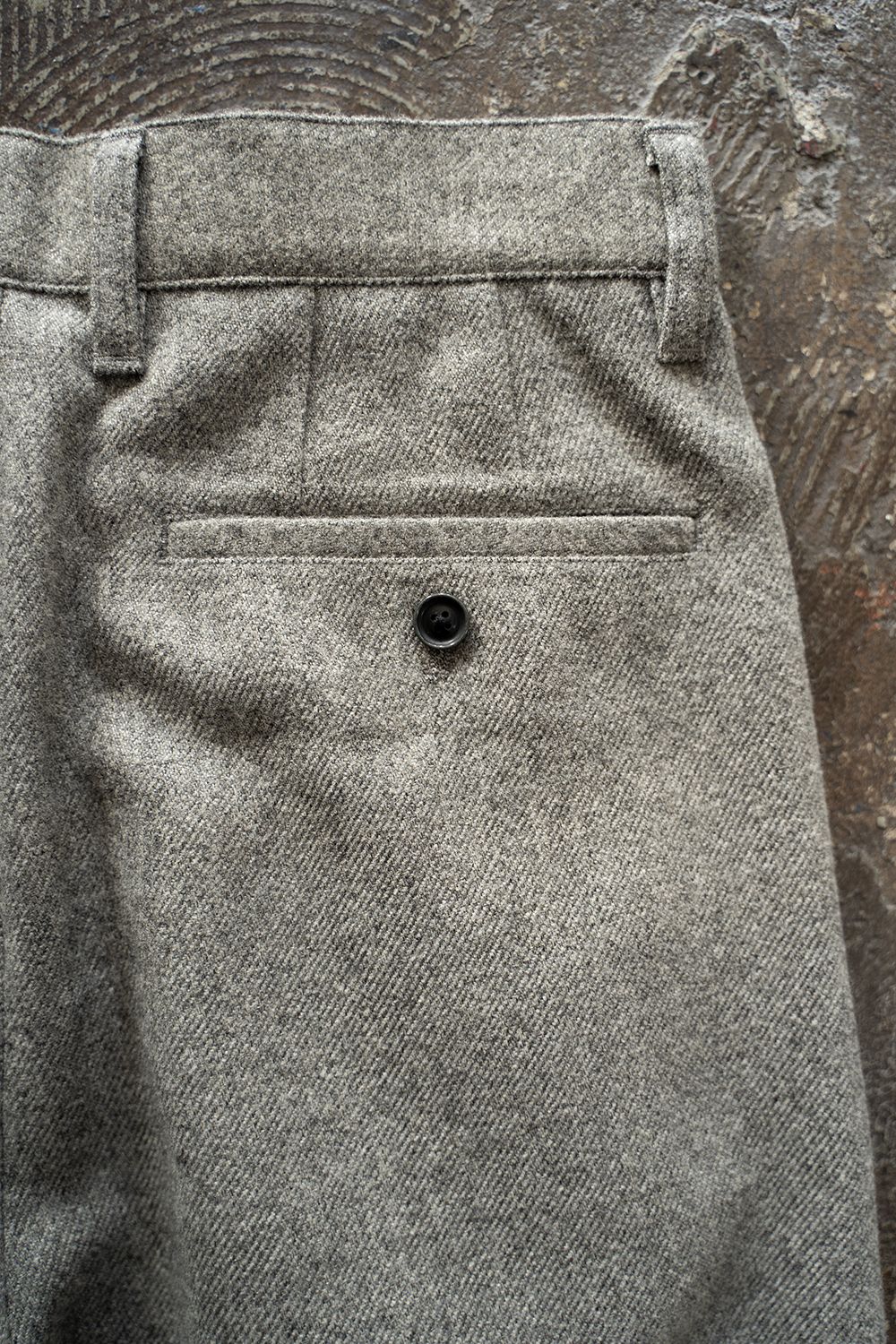【25AW】2-Tack Wide Trousers/2タックワイドトラウザーズ(GRAY)