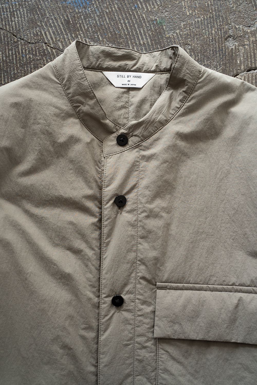 【25AW】シンサレートシャツブルゾン(KHAKI BEIGE)