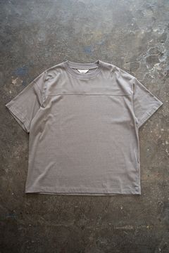 【ラスト1点】【24SS】シルク混フットボールTシャツ(SLATE GRAY)
