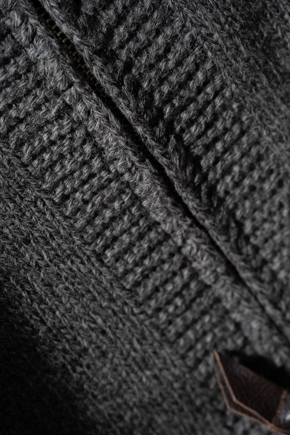 【Sサイズ】Cotton/Papar/Wool HAND KNITTING cowichan sweater(KURE)