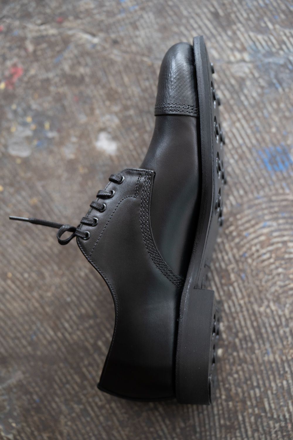 【ラスト1点】150TH Anniversary Military Derby Shoe(BLACK)【No.1128】