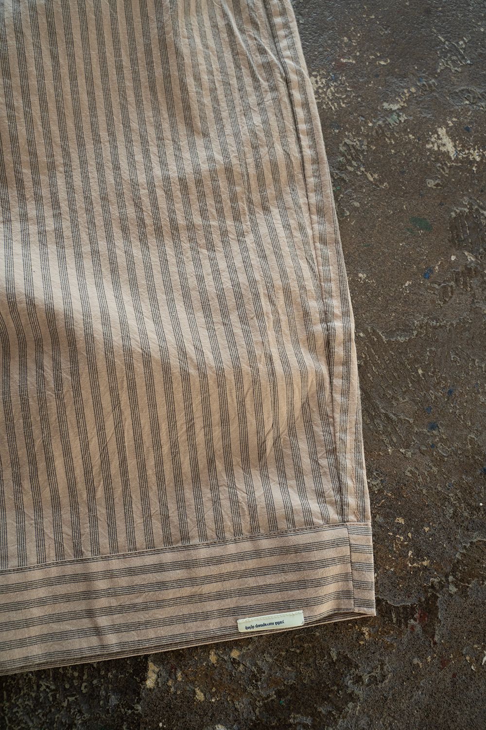【ラスト1点】【25SS】"summer jambo"pajama(Triple Stripe BEIGE)【セットアップ】【ユニセックス】