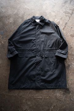 【ラスト1点】【24AW】撥水コットンウェザーステンカラーコート(NAVY)
