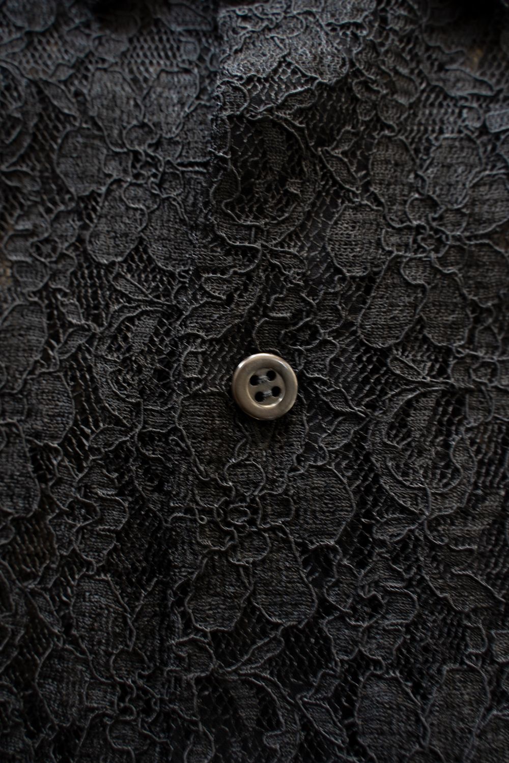 【25AW】Cord Lace L/S Shirt/コードレースロングスリーブシャツ(BLACK)