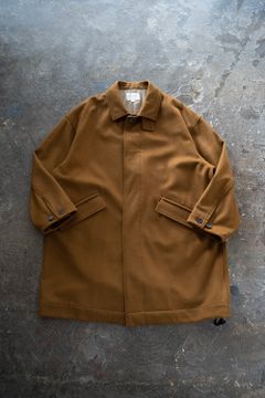 【ラスト1点】【22AW】ラムウールローデンクロスコート(BROWN)