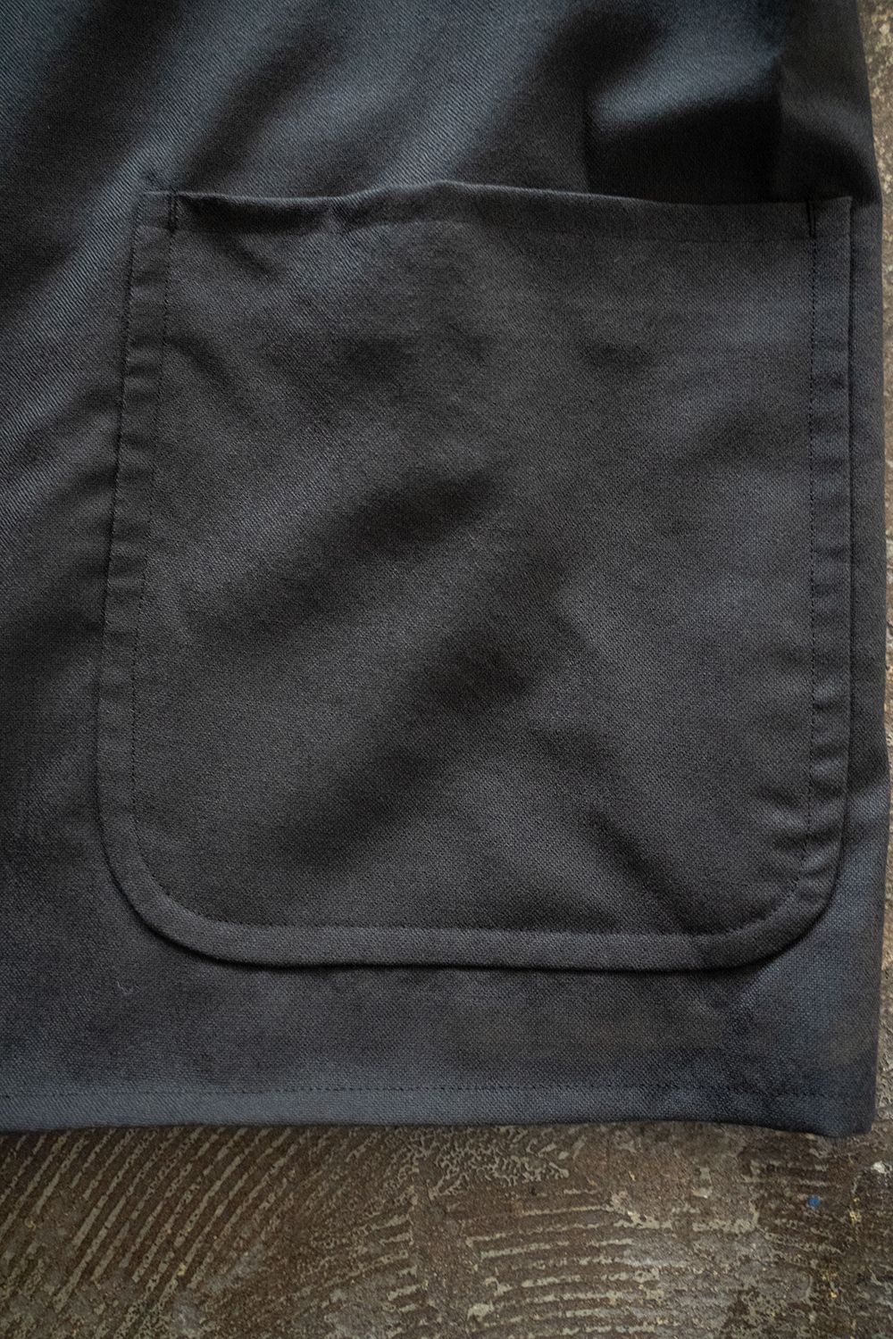 【ラスト1点】【24AW】2Bウールジャケット(INK BLACK)