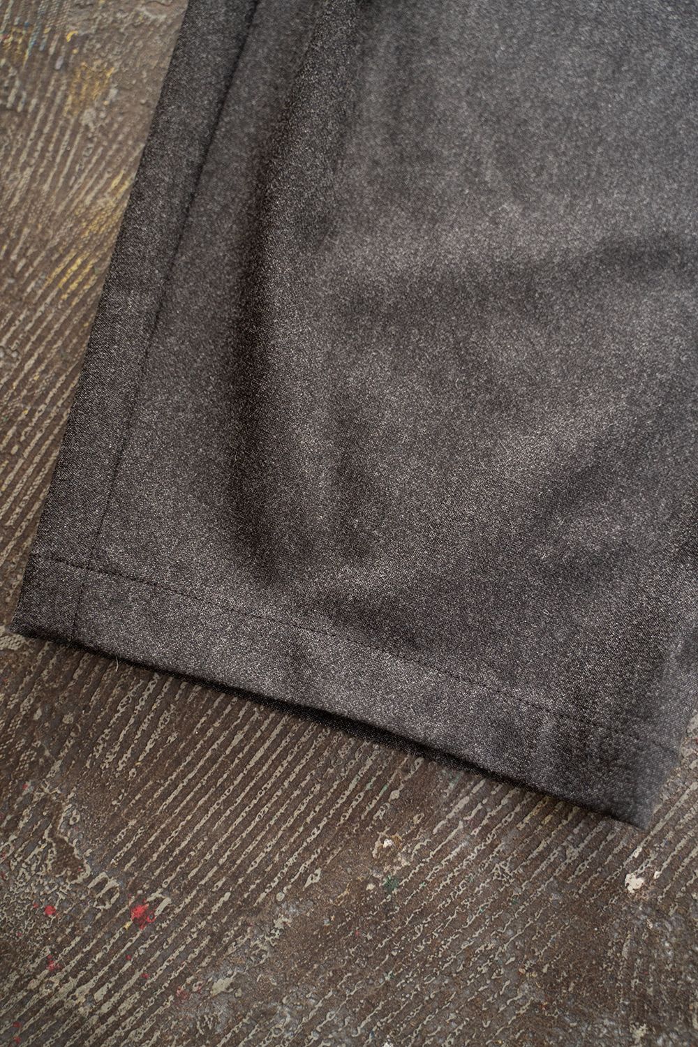 kicsdocument　PEポプリンギャザーパンツ　GRAY KICS DOCUMENT. - 【ラスト1点】【23AW】Stretch T/W Gathered